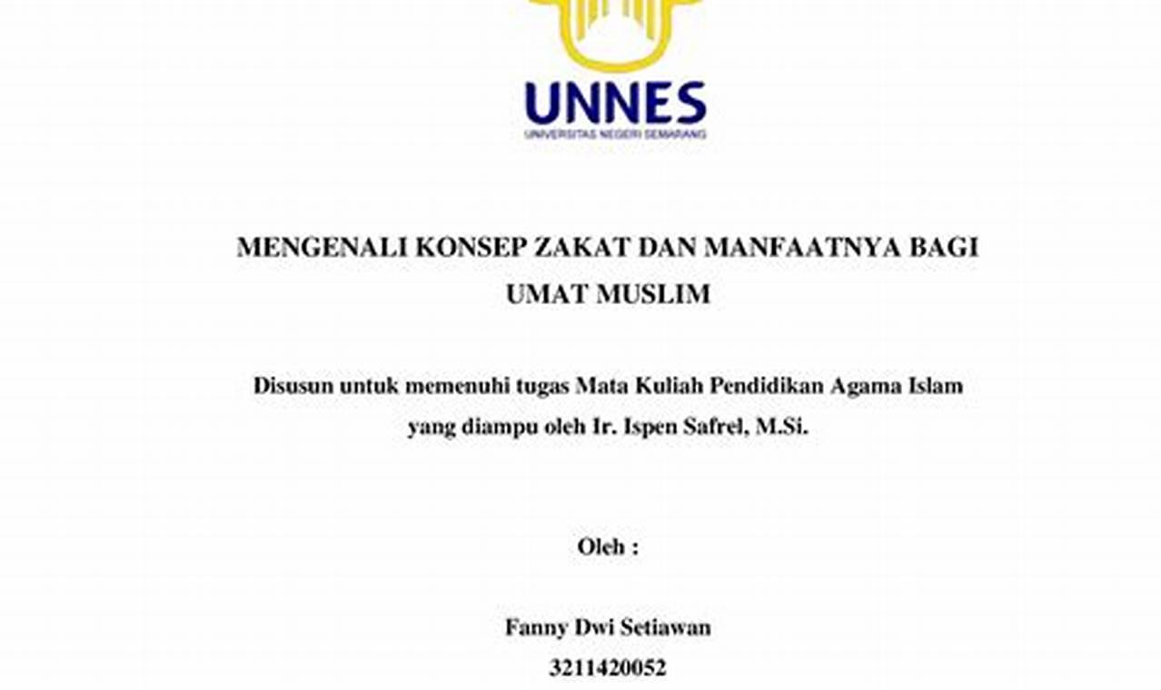 Ungkap Manfaat Zakat dan Makalahnya yang Jarang Diketahui